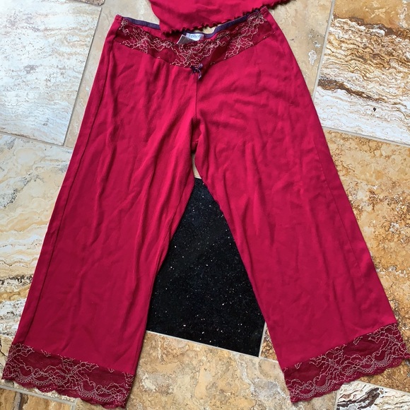 DKNY sexy raspberry/tan soft cotton blend nightie - Picture 7 of 10